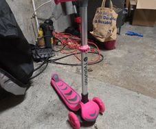 Pink Yvolution Glider Scooter for Children Aged 3-10 Years