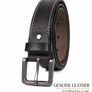 Unisex Genuine Leather Tooled Belt Vintage Floral Western Leather Belt Image 8