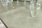 4 crystal items-1- Killarney crystal wine glass 6.00 euro , set of 2 bohemine crystal cherry galsses no stamp 12.00 euro. set of 2 bohemine crystal liqieuer galsses no stamp 12.00 euro.