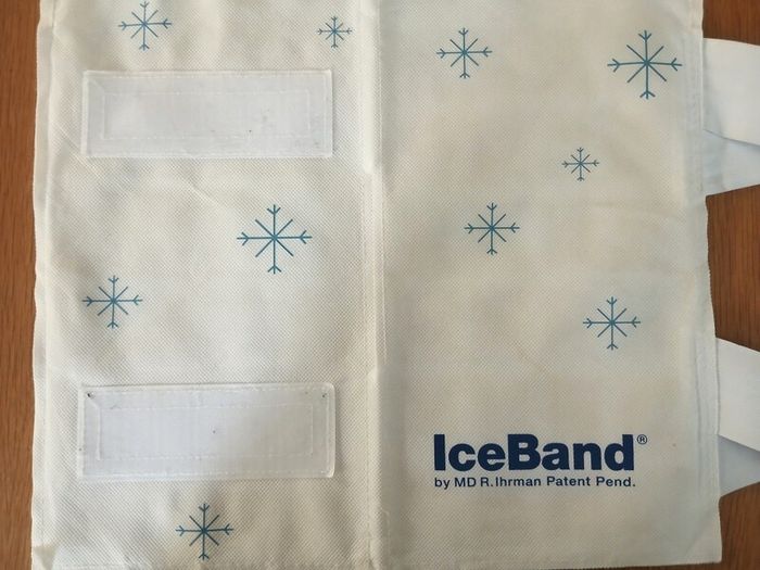 IceBand cooling ice wrap for knee