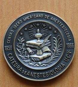 Anesthesiology Vintage Anaesthesiologist medal 1958 - 1966 | 41g