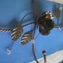 Metallic Rose 3 hook rail Image 2