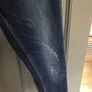 Size 6 girls jeans with bootlace detail Image 3
