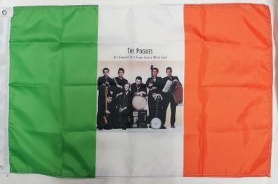 The Pogues Irish music flag 90cm x 60cm.