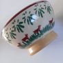 Rare ? Small red dog or pig pattern bowl and old rose eggcup Image 7
