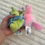 Russ Petooties Pets Rainbow Unicorn and Dragon Plush approx. 5 Please see photos Image 6