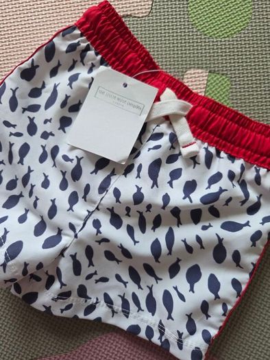 3-6m, With Tags The Little White Company Swimming Trunks