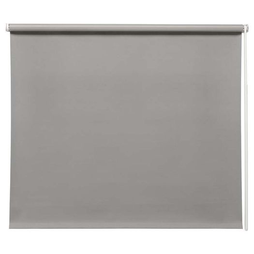 FRIDANS Block-out roller blind, grey, 180x195 cm