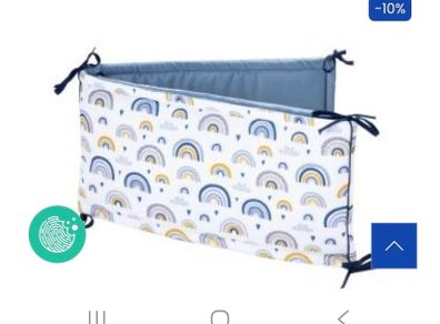 Bumper for cot bed 140x70cm
