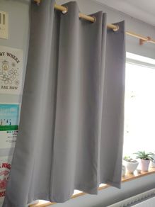 Short Grey Curtains