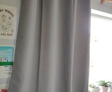 Short Grey Curtains