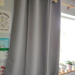 Short Grey Curtains