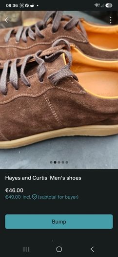 Hawes And Curtis Suede shoes