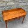Victorian Pine Side Table with Gallery Back. Image 7