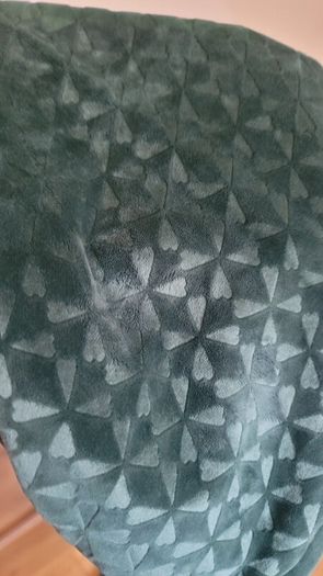 Free Cushion Covers x4 Bottle Green Soft Velour
