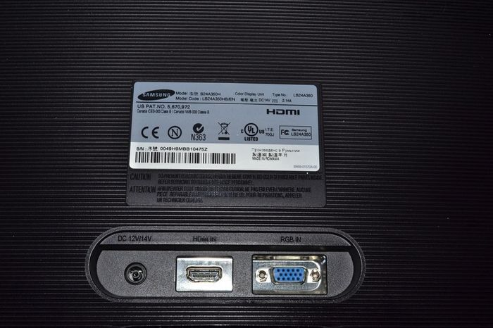 Samsung 24" Full HD 1920x1080 Led HDMI Monitor
