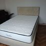 double bed with mattress and headboard Image 2