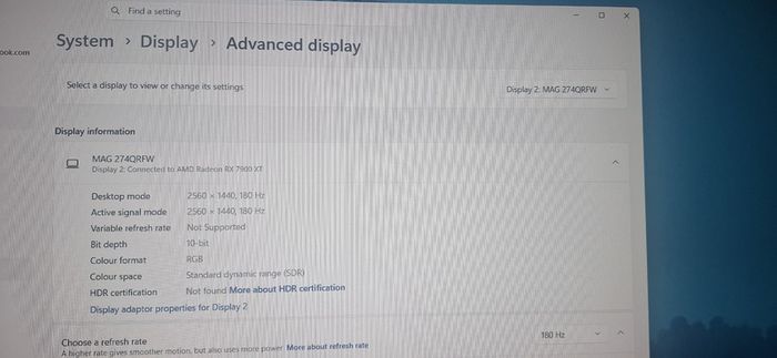 Gaming monitor