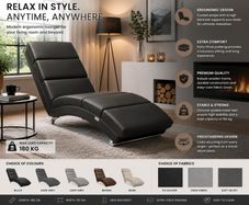 Modern Ergonomic Chaise Lounge Recliner Chair