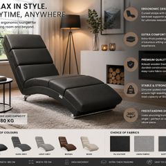 Modern Ergonomic Chaise Lounge Recliner Chair