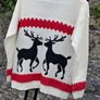 Pure Moda Reindeer Christmas Jumper Image 5