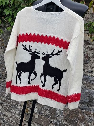 Pure Moda Reindeer Christmas Jumper
