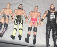 WWE Action Figures: Chris Jericho, Seth Rollins, Randy Orton, Braun Strowman
