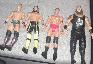 WWE Action Figures: Chris Jericho, Seth Rollins, Randy Orton, Braun Strowman