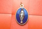 Marian Enamel / Gold /Silver Plate Vintage Pendant