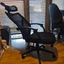 Ergonomic office chair with reclining backrest and adjustable lumbar support Image 4