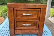 bedside table with drawers
