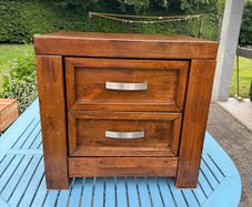 bedside table with drawers