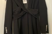 ZARA Black Blazer Dress - Size M - New with Tags