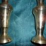2 Vintage Indian Brass Ornamental Vases (8") Image 4