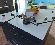 Ceiling light with adjustable arms  + set of bulbs