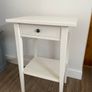 Ikea Hemnes White Bedside Table Image 3