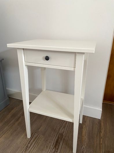 Ikea Hemnes White Bedside Table