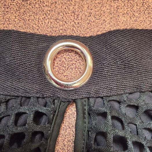 Sexy Backless Halter neck top with metal detailing, size 10