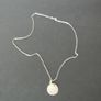 Silver Chain And Silver Disc. Image 4