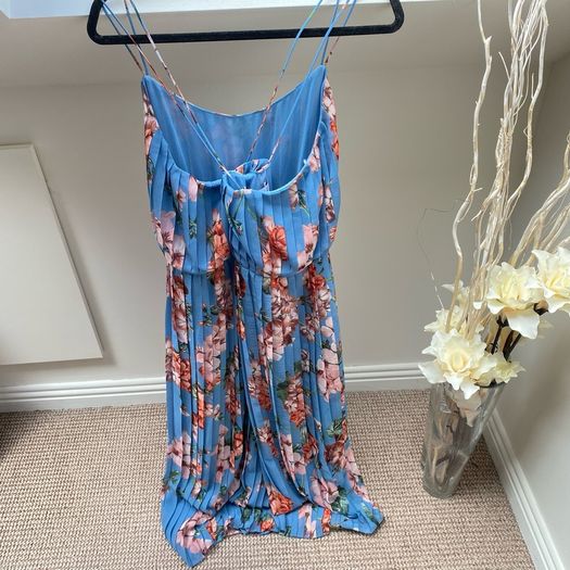 Mango Pleated Summer Dress