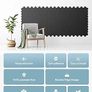 Sound Proofing Panels Self-Adhesive, 12 Pack Acoustic Wall Panels, High Density Honeycomb Acoustic Panels for Door, Ceiling, Recording Studios, Home Office 30 x 30 x 0.9cm Black Image 2