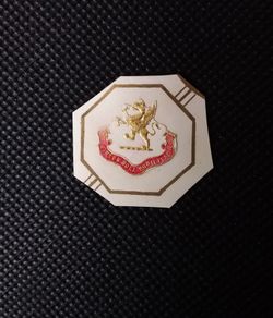 O'Dwyer Family Crest : Rare Embossed Victorian Paper Crest