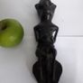 Antique African Bronze Benin Tribal Art  Statue Bust Figure Image 3