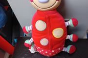 Ladybird  Glo Worm Style Plush Toy.