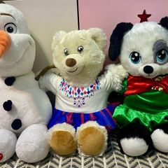 Build A Bear(BAB) Plush in Winter/Christmas theme outfit