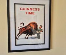 Framed Vintage Guinness Poster 1959 Bisontenary Edition 43cm x 53cm