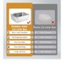 HOUSLUX Stainless Steel litter trays x 2 Image 3