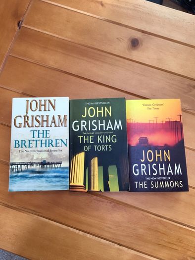 3 John Grisham books