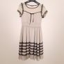 Darling Cream Black Polka Dot Tulle Ruffle Tiered Mini Dress & Bolero Size S Image 2
