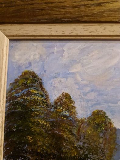 Signed oil painting Gertie Cox